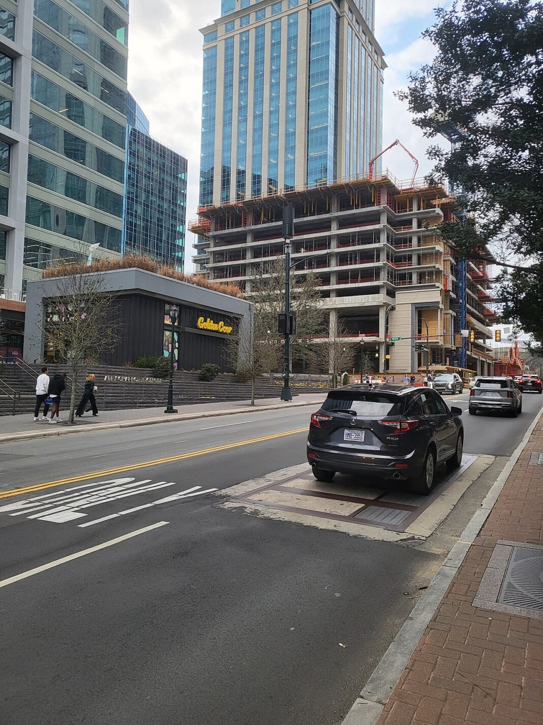 Cost of Living in North Carolina 2026: Sun Belt Affordability and the Triangle Premium 600 South Tryon Street Charlotte North Carolina uptown skyline Bank of America Stadium