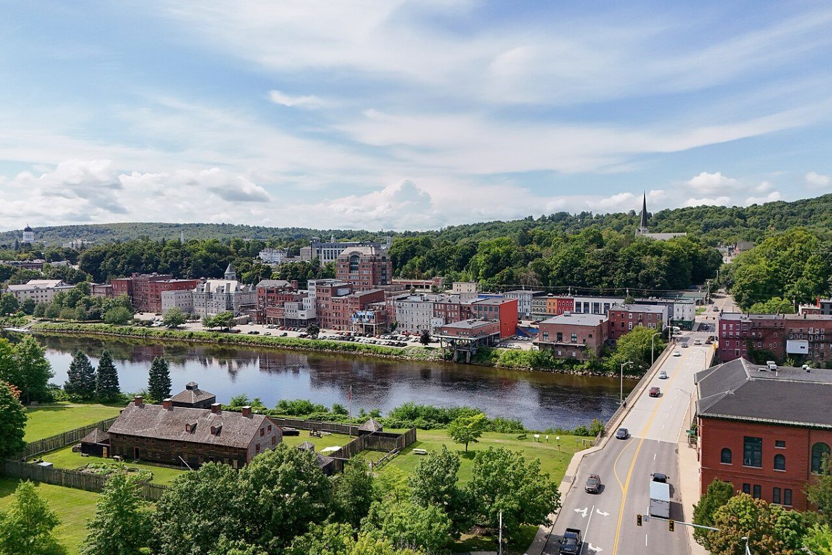 Cost of Living in Maine 2026: New England Costs in a Wilderness State Augusta Maine skyline Kennebec River state capital New England