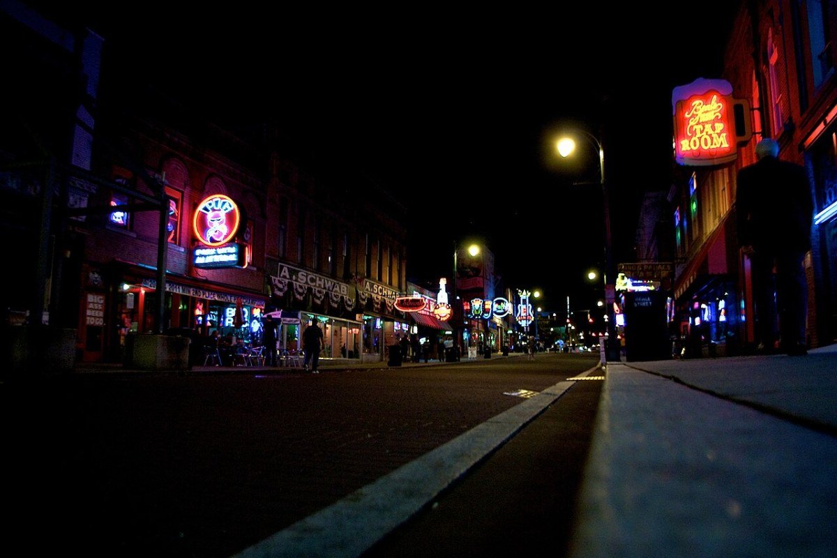 Best Places to Live in Tennessee 2026: Nashville, Knoxville, Chattanooga, and More Beale Street Memphis Tennessee blues music entertainment district neon signs