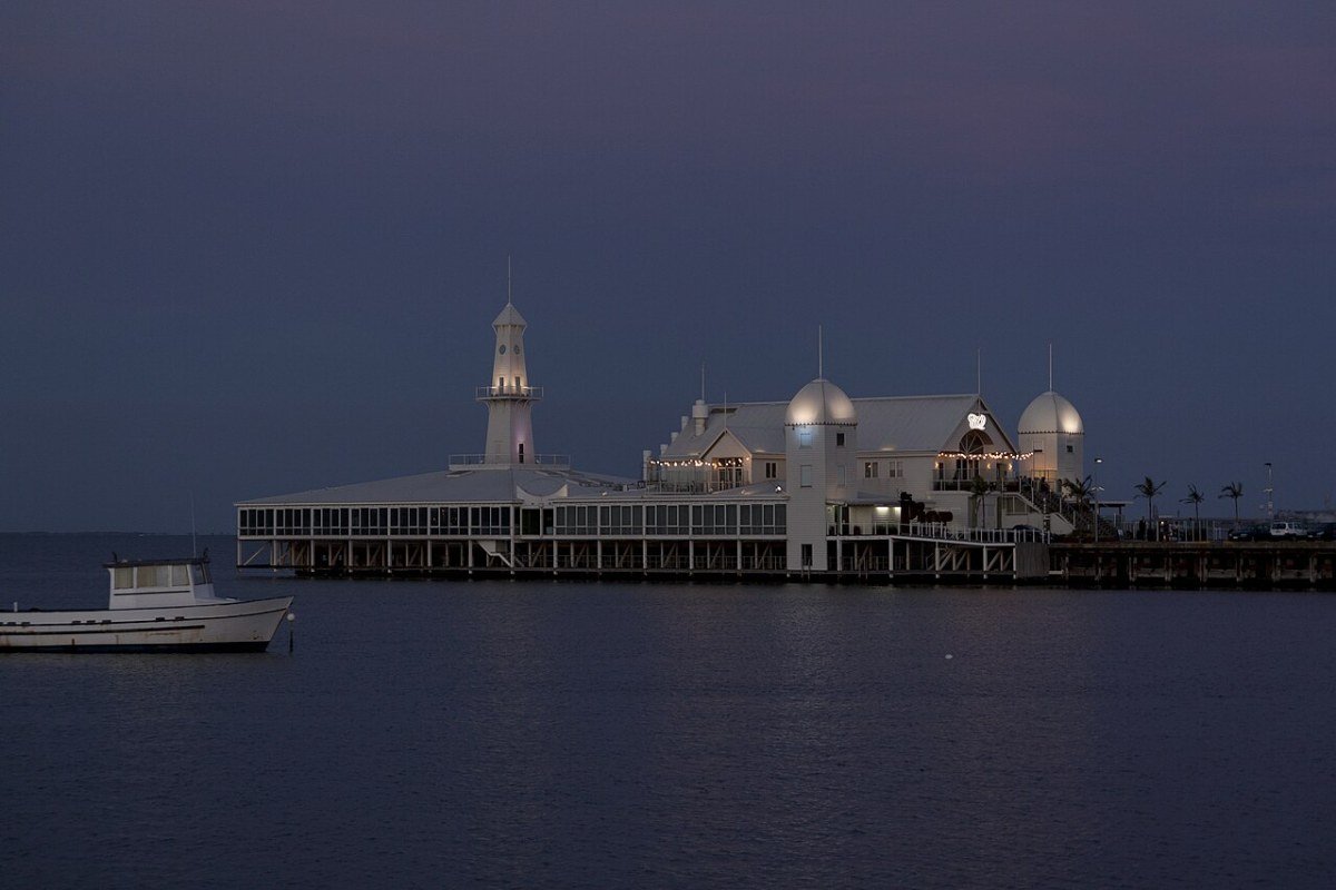 Cost of Living in Victoria 2026: Melbourne’s Property Market and Regional Alternatives Cunningham Pier Geelong Victoria Australia Port Phillip Bay waterfront sunset