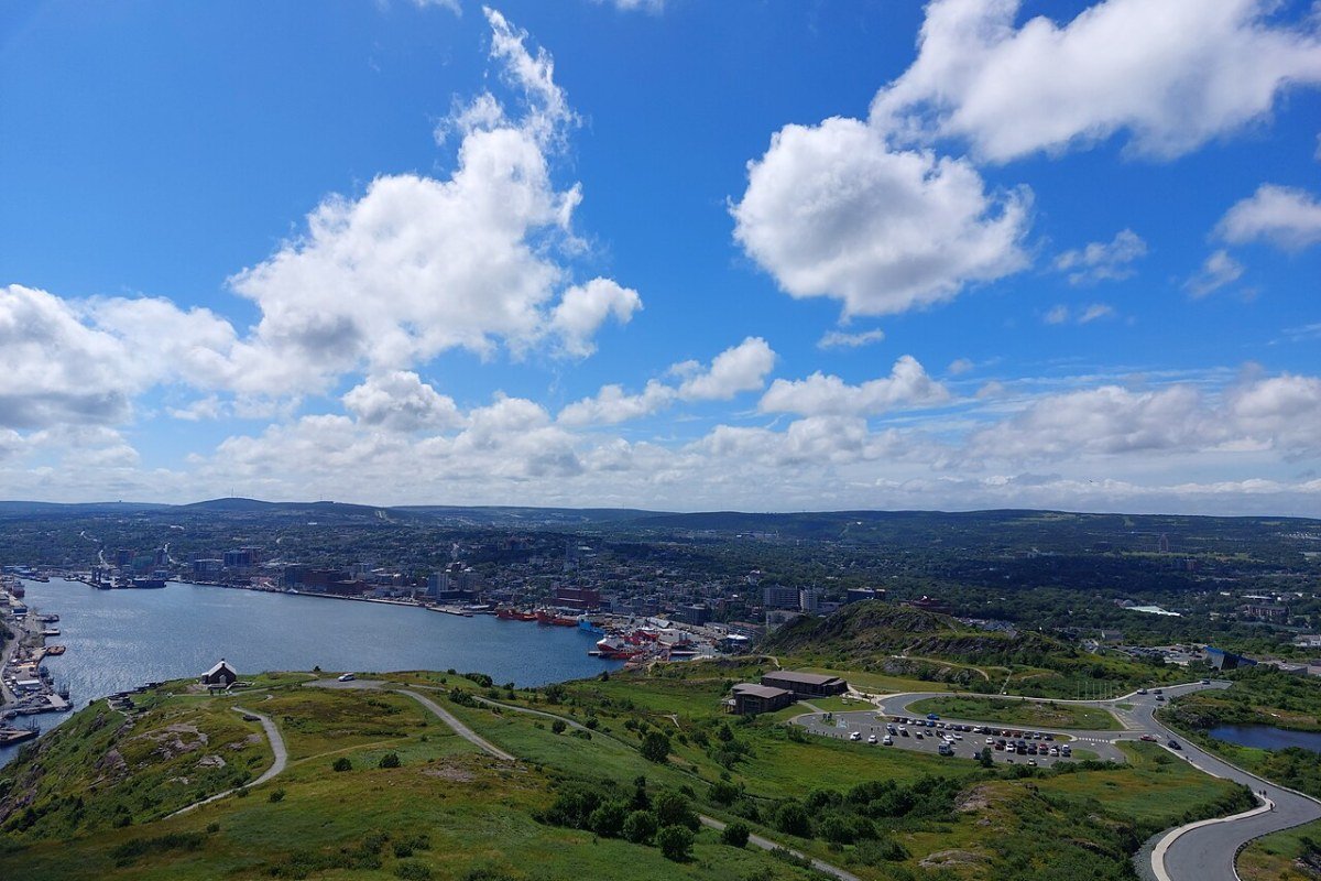 Cost of Living in Newfoundland and Labrador 2026: Atlantic Affordability and Resource Economy Colorful row houses of downtown St. Johns with Signal Hill Newfoundland Canada
