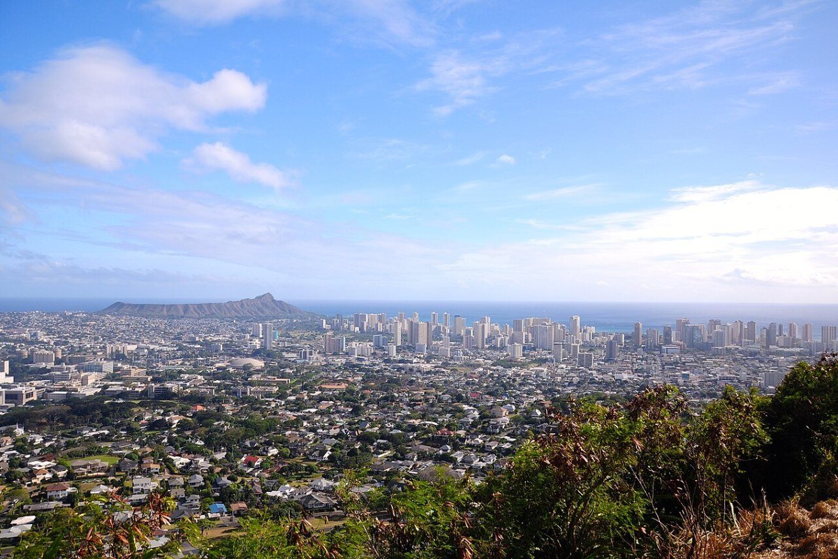 Cost of Living in Hawaii 2026: The Real Price of Paradise Honolulu city skyline viewed from Round Top Punchbowl Oahu Hawaii