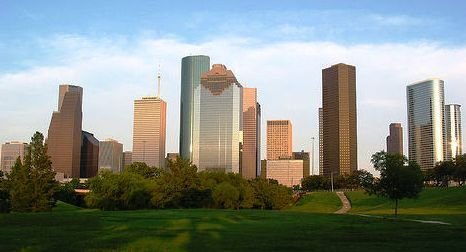 Cost of Living in Texas 2026: No Income Tax, High Property Taxes Explained Houston Texas skyline downtown skyscrapers fourth largest US city