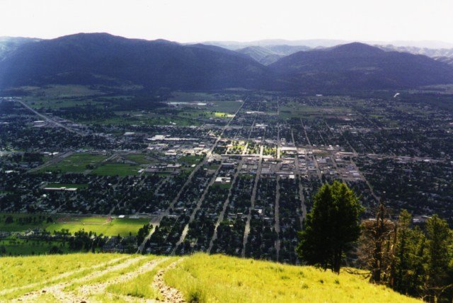 Montana Travel Guide 2026: Glacier, Yellowstone, and the Big Sky Missoula Montana viewed from Mount Sentinel M Trail Clark Fork River valley