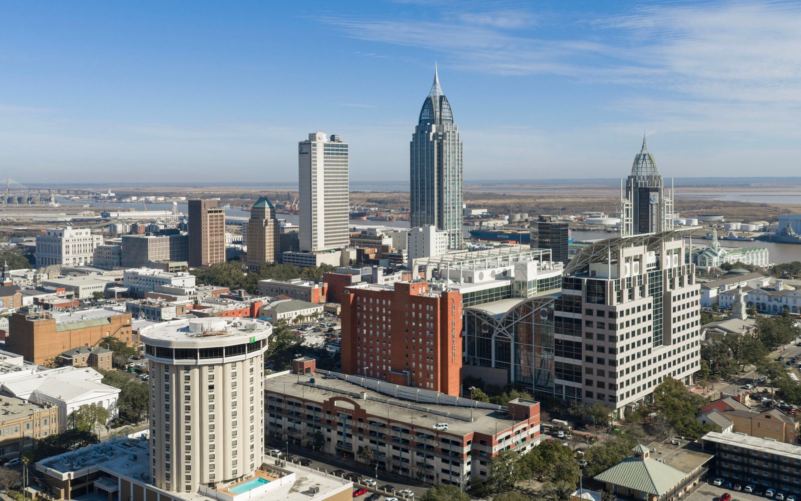 Best Places to Visit in Alabama: Your Ultimate Travel Guide Mobile Alabama city skyline on the bay historic port city