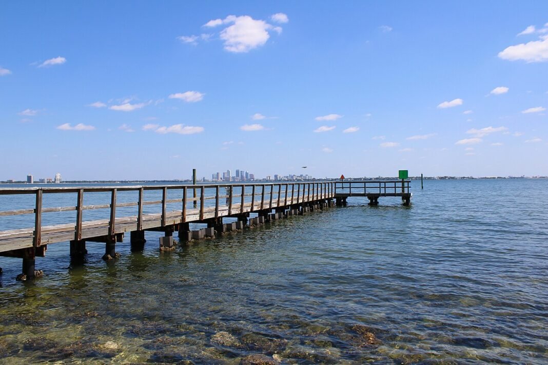 Cost of Living in Florida 2026: No Income Tax, But What About the Rest? Tampa Florida downtown skyline viewed from Ballast Point Park waterfront, April 2024