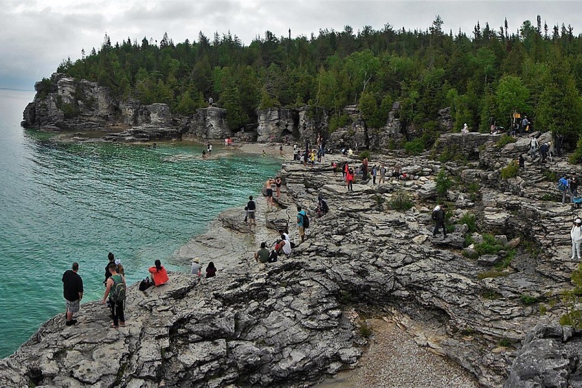 Outdoor Activities in Ontario 2026: Algonquin, Niagara, and the Great Lakes The Grotto sea cave at Bruce Peninsula National Park Ontario Canada