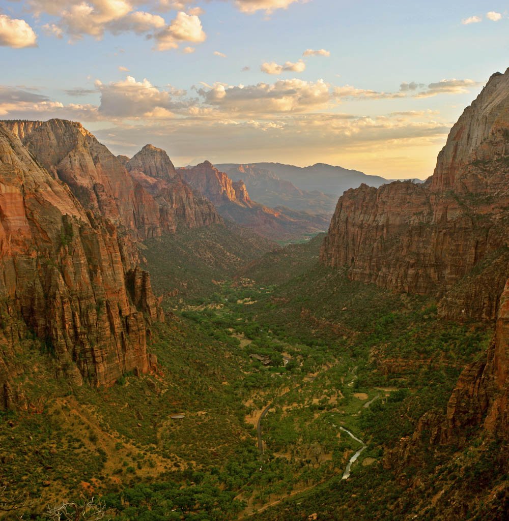 Utah Travel Guide 2026: National Parks, Red Rock Canyons, and Ski Country Angels Landing viewpoint Zion National Park Utah sandstone canyon panorama
