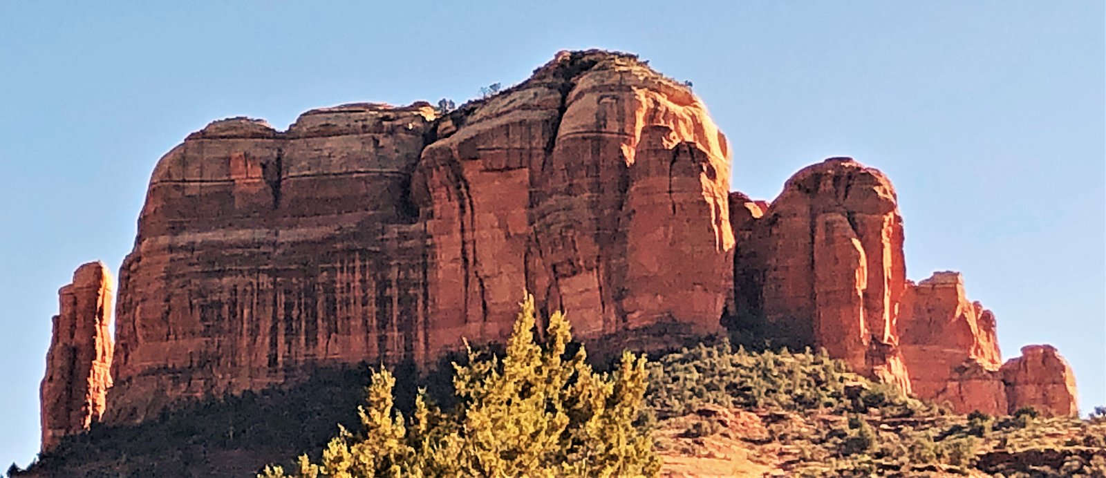 Cathedral Rock Sedona Arizona red rock formation sunset iconic landscape Bell Rock