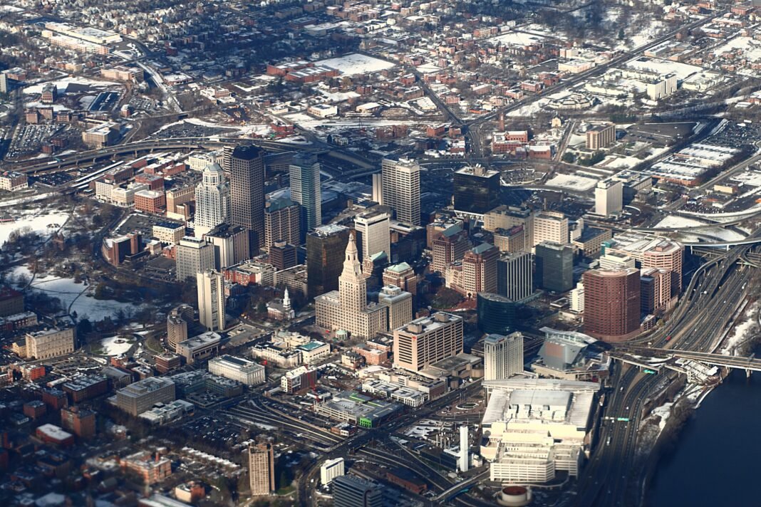 Best Cities to Live in Connecticut in 2026: West Hartford, New Haven and More Hartford Connecticut city skyline best places to live 2026