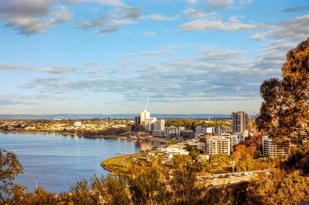 Cost of Living in Western Australia 2026: Perth’s Mining Premium and Affordable Alternatives Kings Park botanical garden overlooking Perth CBD and Swan River Western Australia