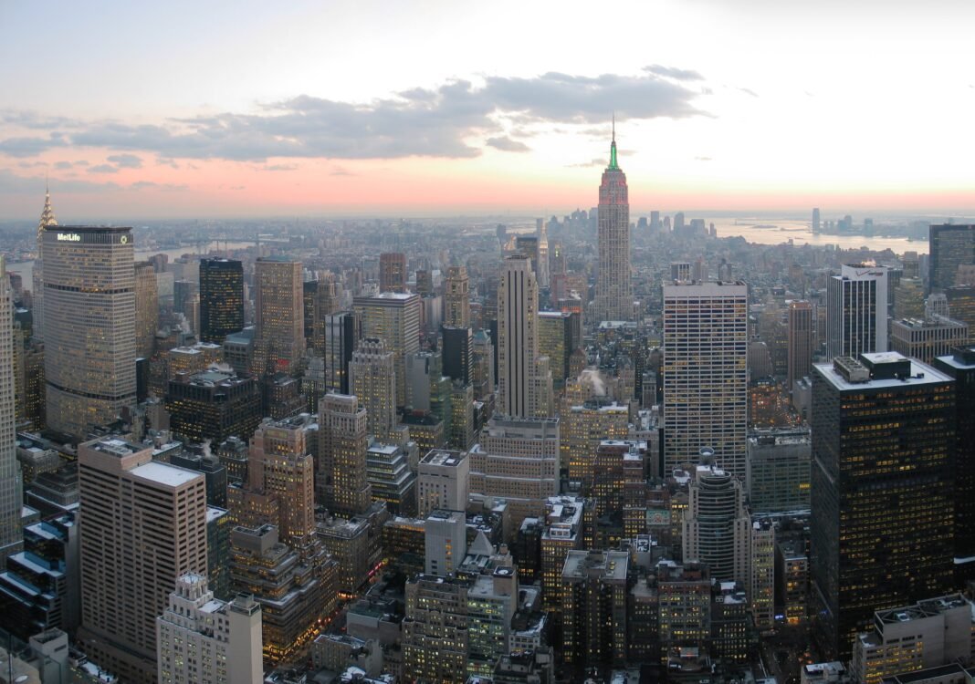 15 Best Places to Visit in the USA That Will Take Your Breath Away New York City Manhattan skyline aerial view from Rockefeller Center USA best places to visit 2026