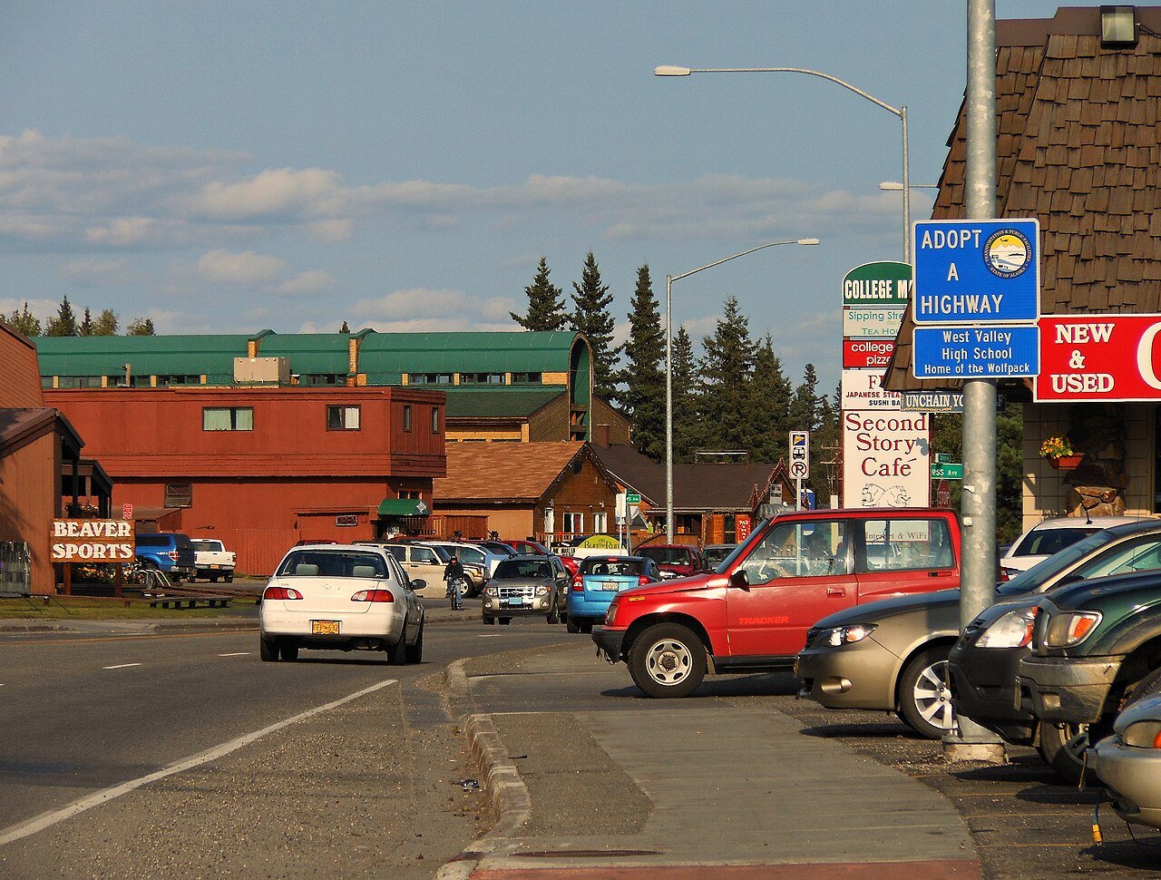 Eastbound College Road Deborah Avenue Anchorage Alaska