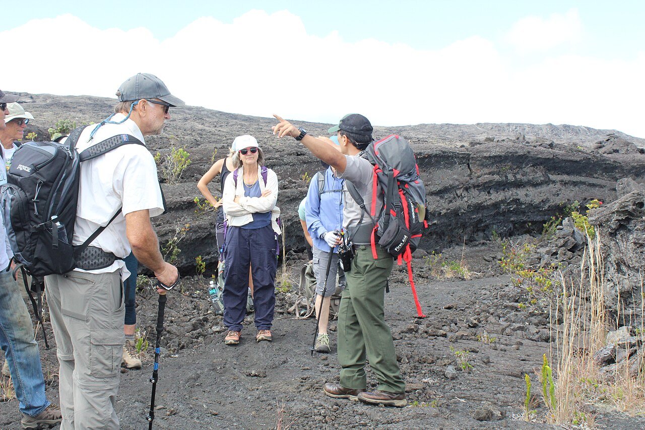 Wilderness guided hike trail in Hawaii outdoors