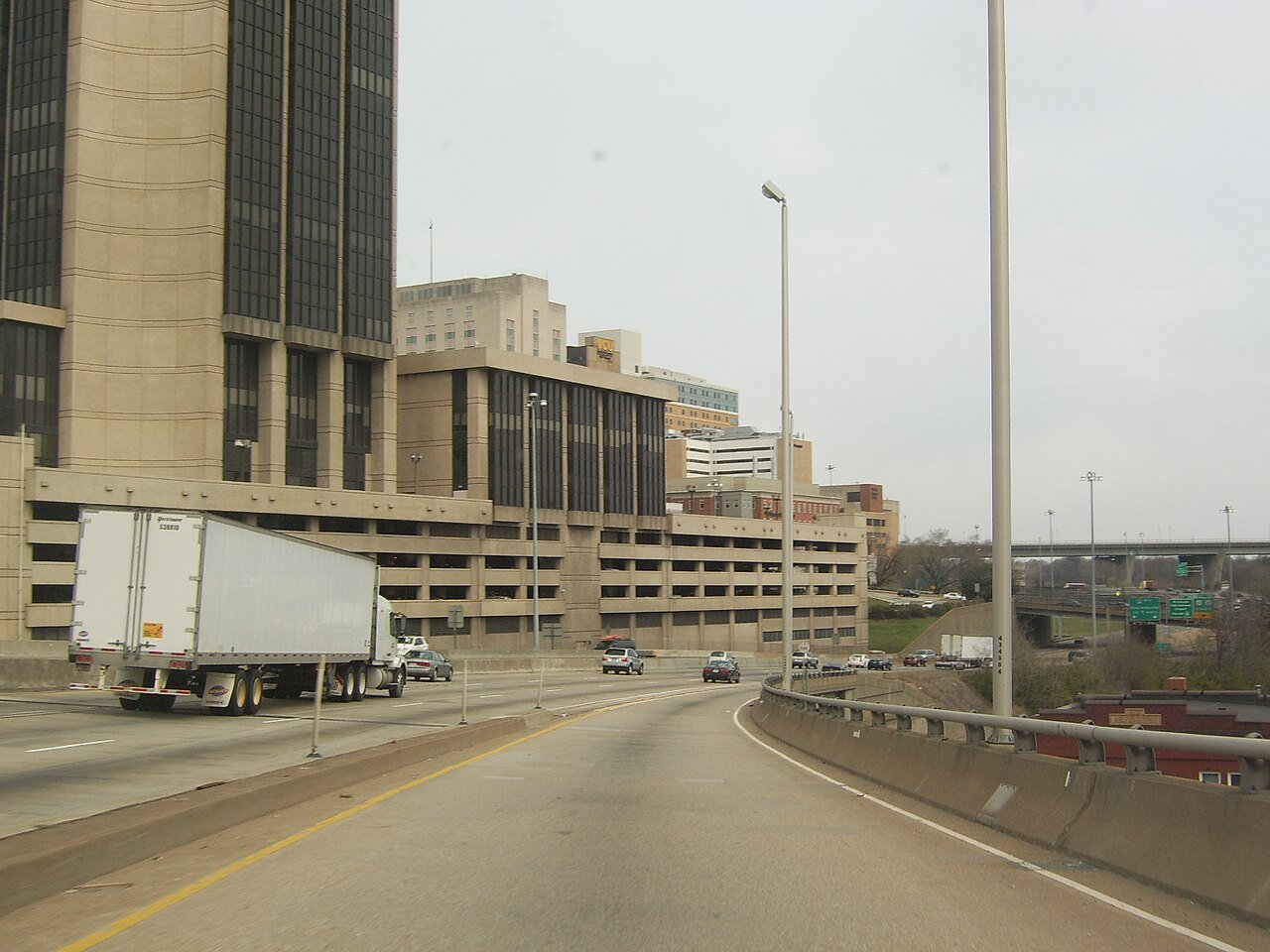 Richmond Virginia station panorama downtown cityscape urban skyline James River April 2018