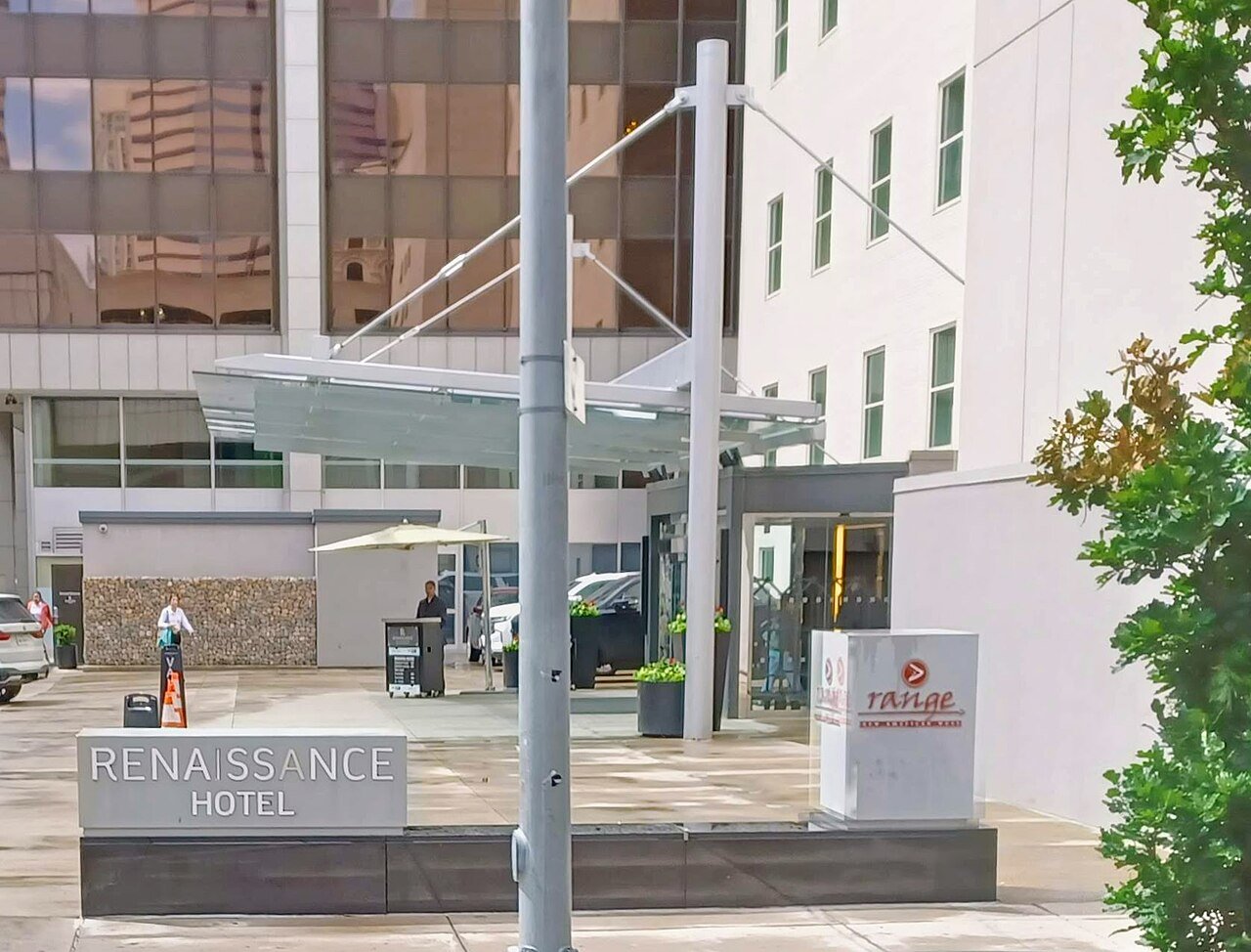 Denver downtown hotel skyline Colorado United States