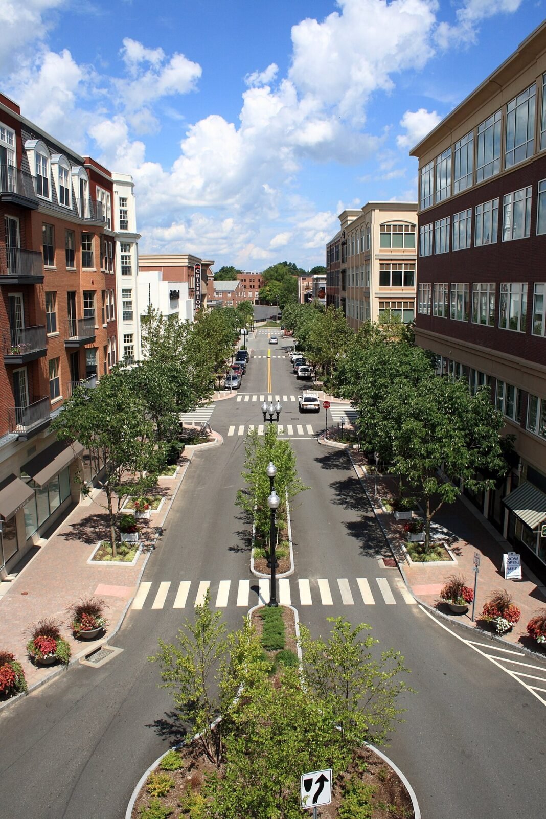Best Cities to Live in Connecticut in 2026: West Hartford, New Haven and More Blue Back Square West Hartford Connecticut outdoor shopping and dining district