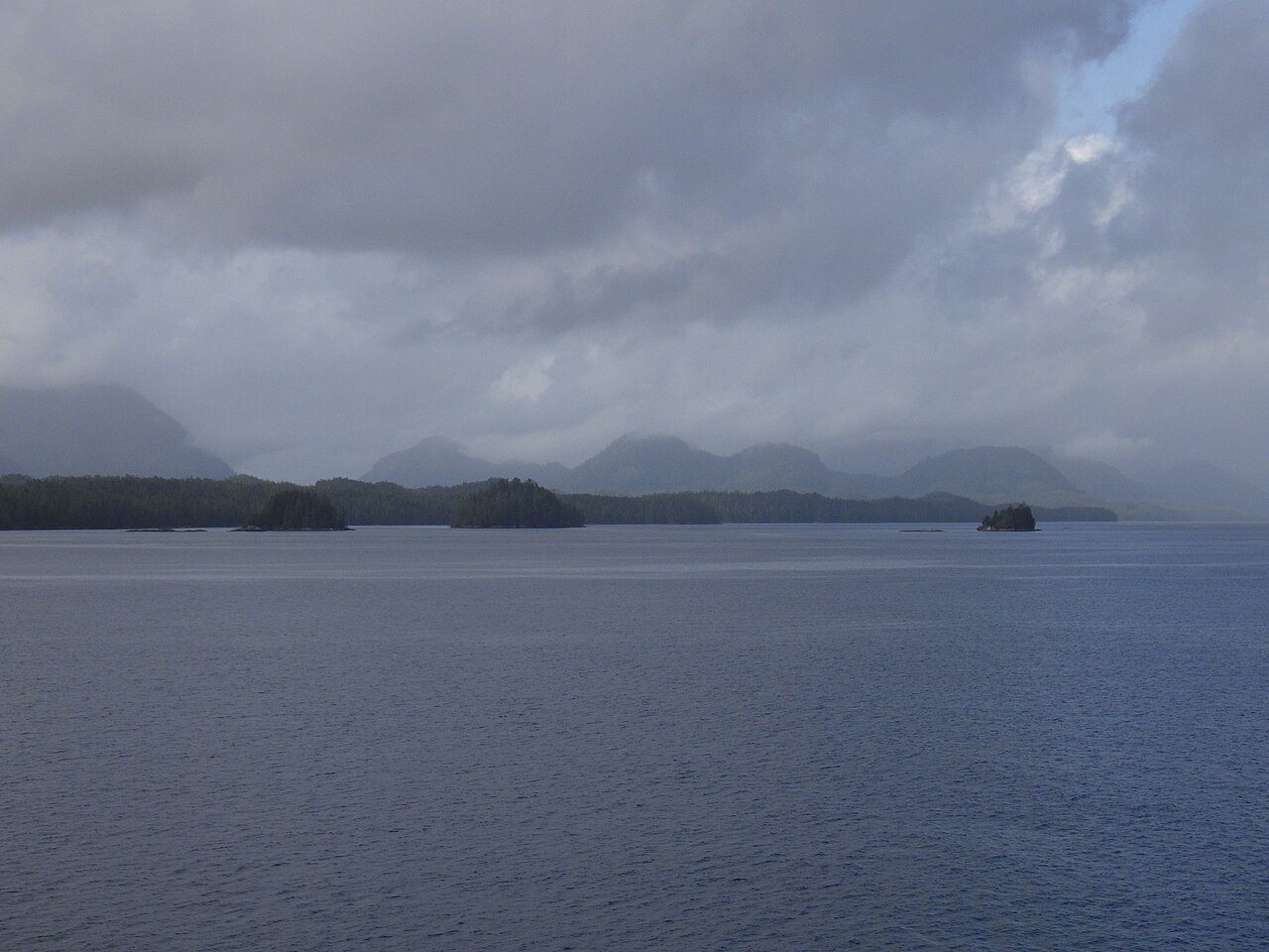 BC Ferries route along the British Columbia coast between Prince Rupert and Port Hardy — Inside Passage ferry service through one of the most spectacular coastlines in the world