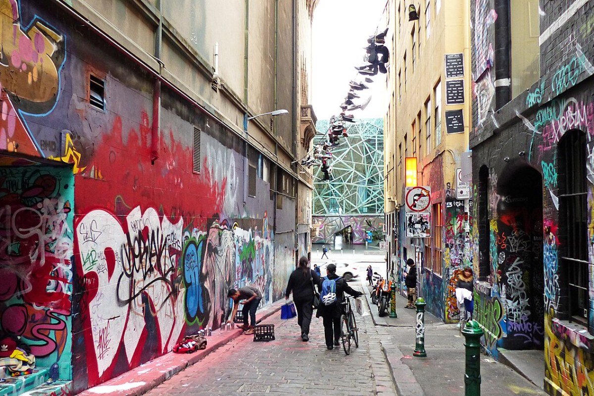Melbourne City Guide: Laneways, Coffee, and Cultural Capital Hosier Lane Melbourne street art graffiti murals colourful laneways Victoria Australia