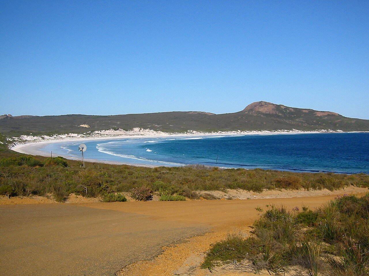 Lucky Bay Cape Le Grand National Park Western Australia — one of Australia's most spectacular and least-visited beaches, where kangaroos lounge on the white sand