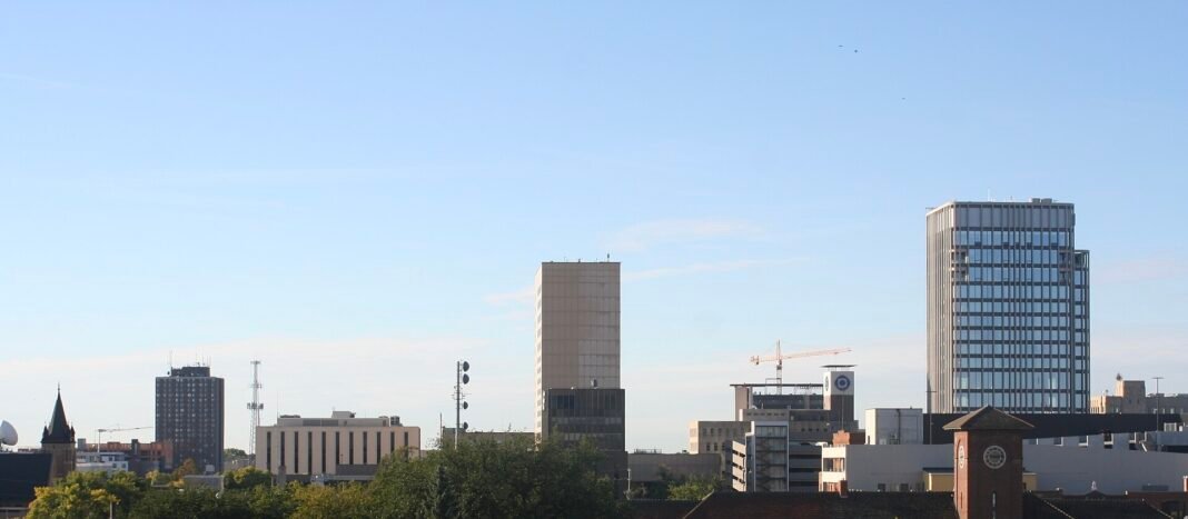 Best Places to Live in North Dakota 2026: Fargo, Bismarck, and the Prairie Cities Aerial view of downtown Fargo, North Dakota 2022