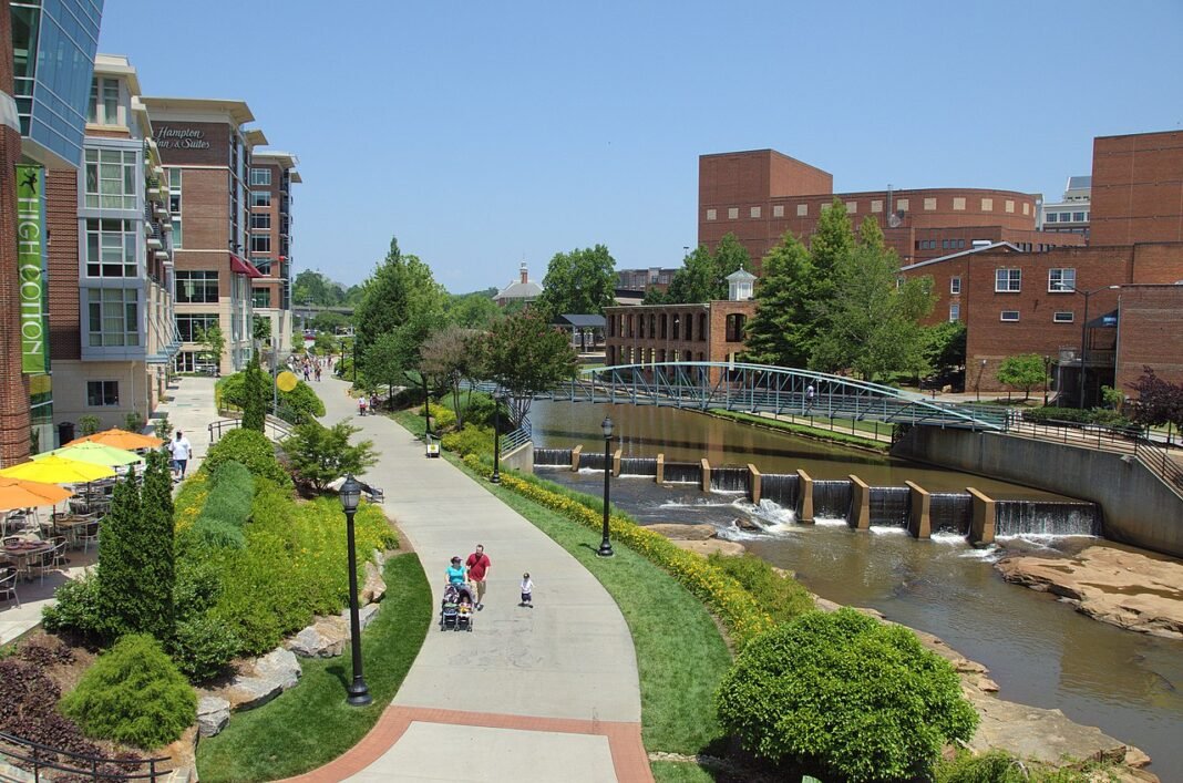 Best Places to Live in South Carolina 2026: Charleston, Greenville, and More Downtown Greenville South Carolina skyline and city center