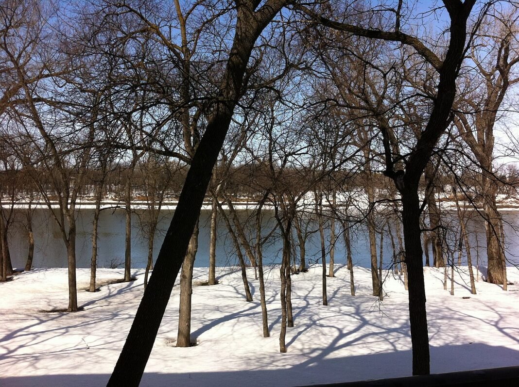 Moving to Manitoba in 2026: Complete Relocation Guide Winter scene along the Red River in Winnipeg, Manitoba, Canada