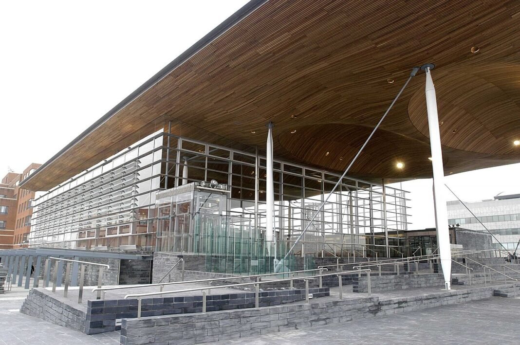 Wales Travel Guide 2026: Cardiff, Snowdonia, and the Castles of the Celtic Nation Senedd (Welsh Parliament) building at Cardiff Bay, Wales
