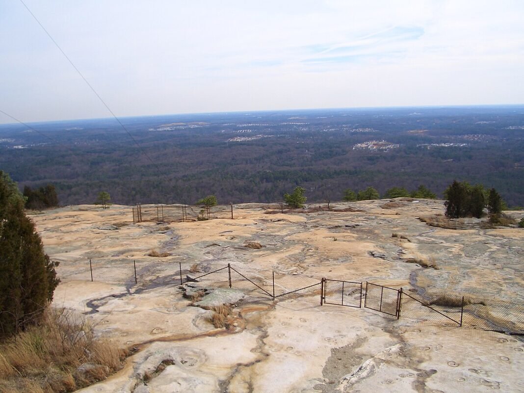 Georgia Outdoors: Mountains, Waterfalls, Coast, and the Appalachian Trail Stone Mountain rock formation, Georgia