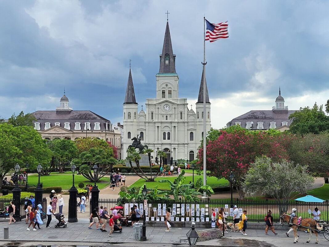 Cost of Living in Louisiana 2026: Southern Affordability With Unique Trade-offs Jackson Square with St. Louis Cathedral, New Orleans, Louisiana