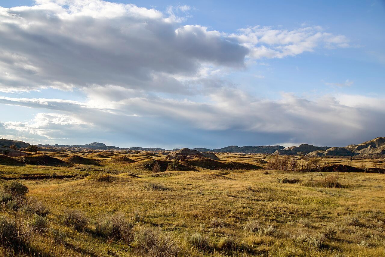Theodore Roosevelt National Park badlands North Dakota colorful buttes eroded landscape